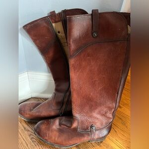The Frye Company Brown Leather Riding Boots